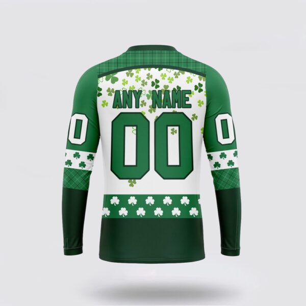 Personalized NHL Carolina Hurricanes Crewneck Sweatshirt Special Design For St Patrick Day Sweatshirt