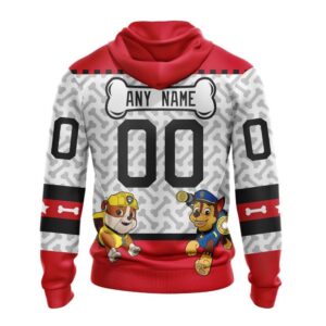 Personalized NHL Carolina Hurricanes Hoodie Special PawPatrol Design Hoodie 2