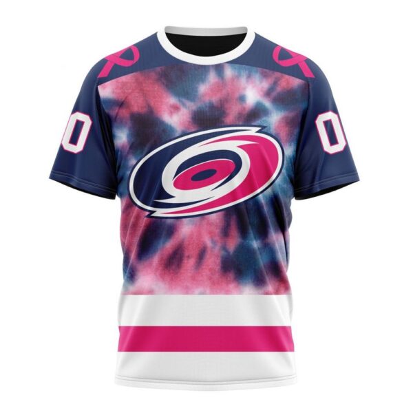 Personalized NHL Carolina Hurricanes T-Shirt Special Pink October Fight Breast Cancer T-Shirt