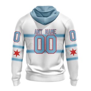 Personalized NHL Chicago Blackhawks All Over Print Hoodie New Gradient Series Concept Hoodie 2