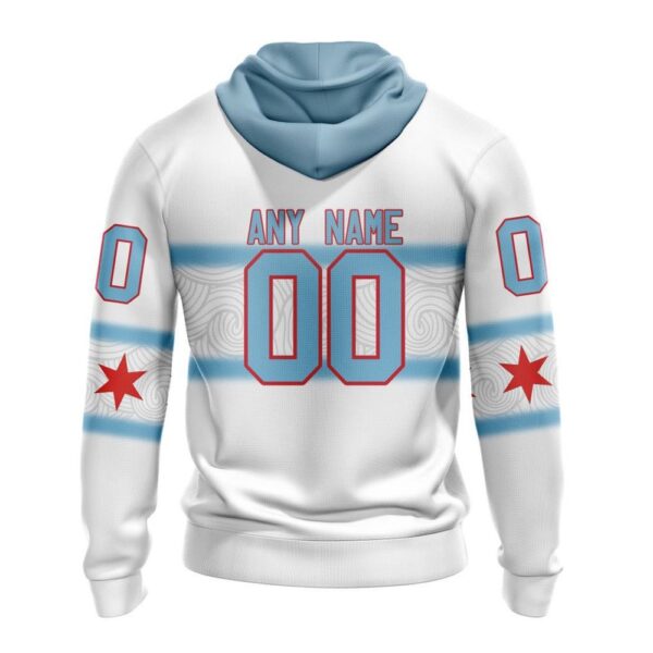 Personalized NHL Chicago Blackhawks All Over Print Hoodie New Gradient Series Concept Hoodie