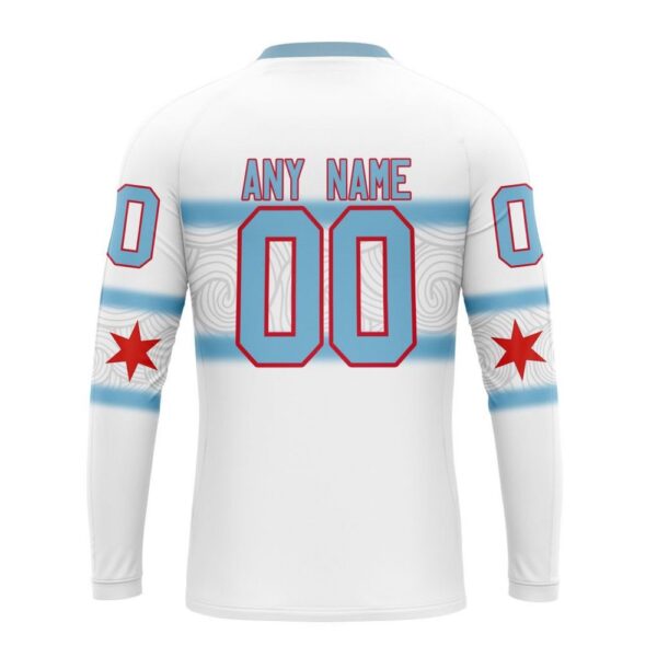 Personalized NHL Chicago Blackhawks Crewneck Sweatshirt New Gradient Series Concept