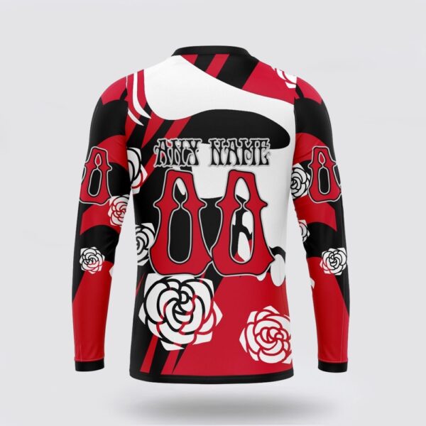 Personalized NHL Chicago Blackhawks Crewneck Sweatshirt Special Grateful Dead Gathering Flowers Design Sweatshirt