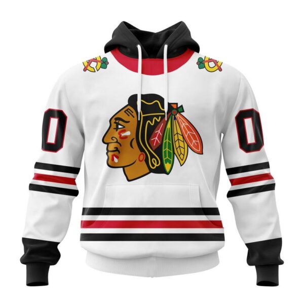 Personalized NHL Chicago Blackhawks Hoodie 2024 Away Kits Hoodie