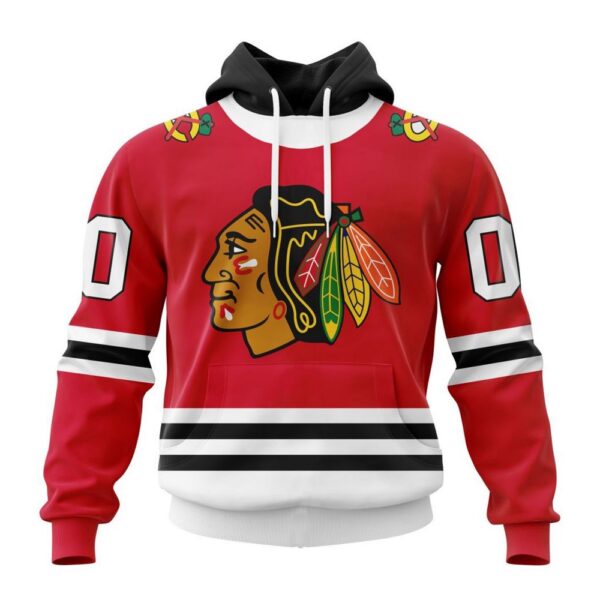 Personalized NHL Chicago Blackhawks Hoodie 2024 Home Kits Hoodie