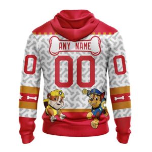 Personalized NHL Chicago Blackhawks Hoodie Special PawPatrol Design Hoodie 2