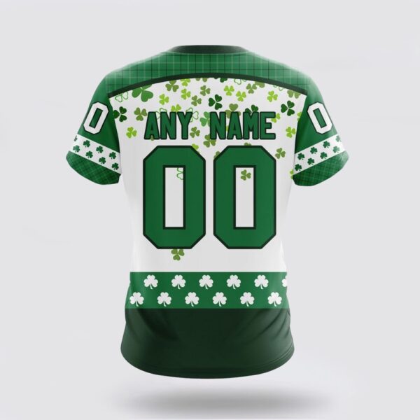 Personalized NHL Colorado Avalanche 3D T Shirt Special Design For St Patrick Day T Shirt