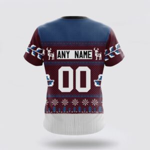 Personalized NHL Colorado Avalanche 3D T Shirt Specialized Unisex Sweater For Chrismas Season T Shirt 2