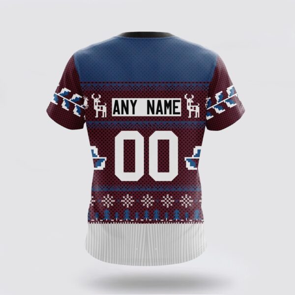 Personalized NHL Colorado Avalanche 3D T Shirt Specialized Unisex Sweater For Chrismas Season T Shirt