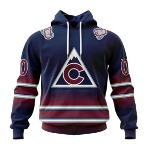 Personalized NHL Colorado Avalanche All Over Print Hoodie New Gradient Series Concept Hoodie 1