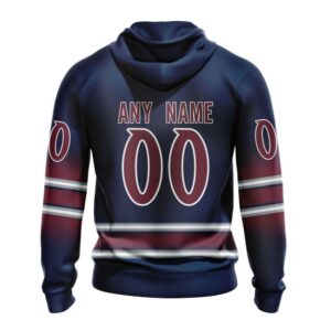 Personalized NHL Colorado Avalanche All Over Print Hoodie New Gradient Series Concept Hoodie 2