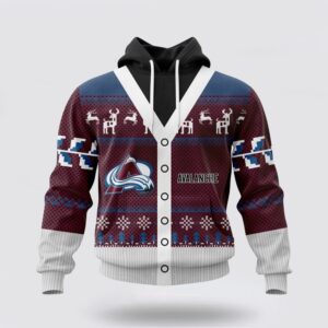 Personalized NHL Colorado Avalanche All Over Print Unisex Hoodie For Chrismas Season Hoodie 1