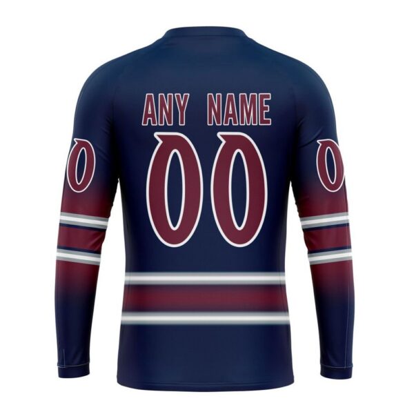 Personalized NHL Colorado Avalanche Crewneck Sweatshirt New Gradient Series Concept