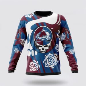 Personalized NHL Colorado Avalanche Crewneck…