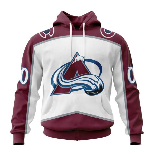 Personalized NHL Colorado Avalanche Hoodie 2024 Away Kits Hoodie