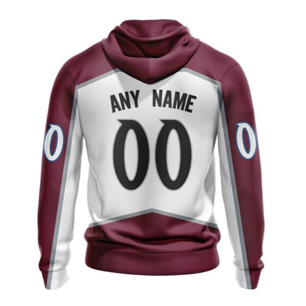 Personalized NHL Colorado Avalanche Hoodie 2024 Away Kits Hoodie