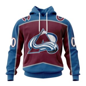 Personalized NHL Colorado Avalanche Hoodie 2024 Home Kits Hoodie 1