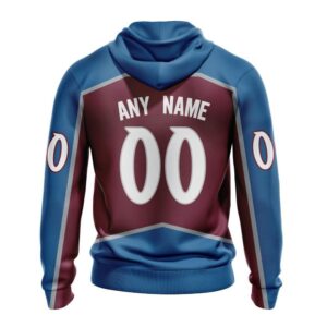 Personalized NHL Colorado Avalanche Hoodie 2024 Home Kits Hoodie 2