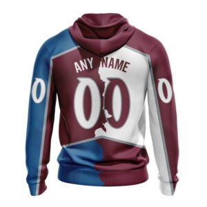 Personalized NHL Colorado Avalanche Hoodie 2024 Home Mix Away Hoodie 2