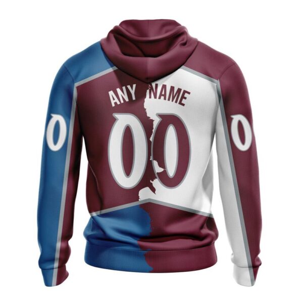 Personalized NHL Colorado Avalanche Hoodie 2024 Home Mix Away Hoodie