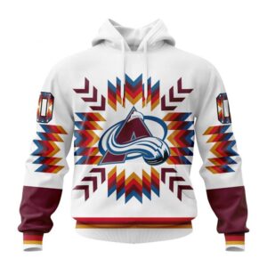 Personalized NHL Colorado Avalanche Hoodie Special Design With Native Pattern Hoodie 1