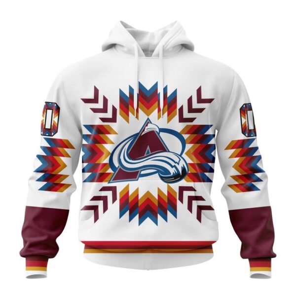 Personalized NHL Colorado Avalanche Hoodie Special Design With Native Pattern Hoodie