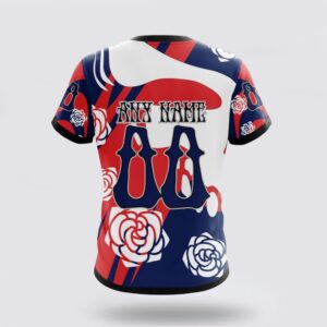 Personalized NHL Columbus Blue Jackets 3D T Shirt Special Grateful Dead Gathering Flowers Design T Shirt 2