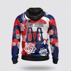 Personalized NHL Columbus Blue Jackets All Over Print Hoodie Special Grateful Dead Gathering Flowers Design Hoodie 2