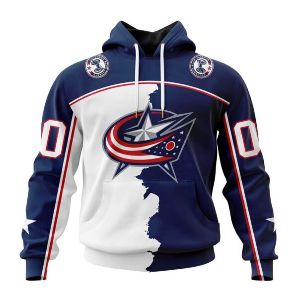 Personalized NHL Columbus Blue Jackets Hoodie 2024 Home Mix Away Hoodie