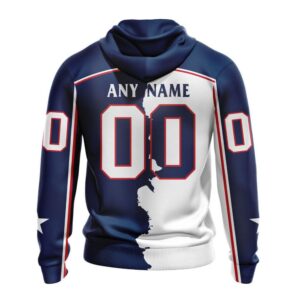 Personalized NHL Columbus Blue Jackets Hoodie 2024 Home Mix Away Hoodie 2