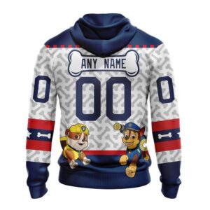 Personalized NHL Columbus Blue Jackets Hoodie Special PawPatrol Design Hoodie 2