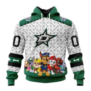 Personalized NHL Dallas Stars Hoodie Special PawPatrol Design Hoodie 1