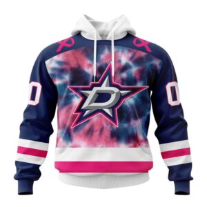 Personalized NHL Dallas Stars Hoodie Special Pink October Fight Breast Cancer Hoodie 1