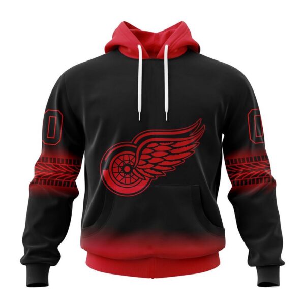 Personalized NHL Detroit Red Wings All Over Print Hoodie New Gradient Series Concept Hoodie