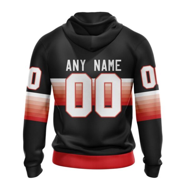 Personalized NHL Detroit Red Wings All Over Print Hoodie Special Black And Gradient Design Hoodie