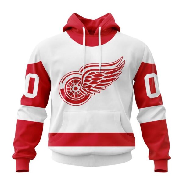 Personalized NHL Detroit Red Wings Hoodie 2024 Away Kits Hoodie