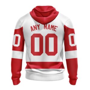 Personalized NHL Detroit Red Wings Hoodie 2024 Away Kits Hoodie 2