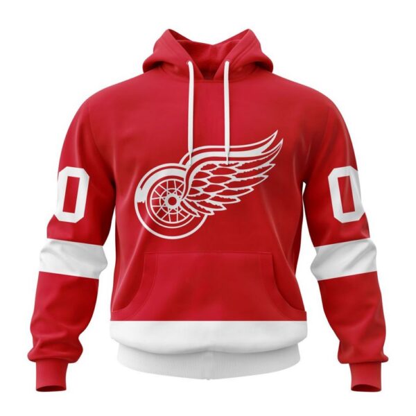 Personalized NHL Detroit Red Wings Hoodie 2024 Home Kits Hoodie