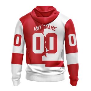 Personalized NHL Detroit Red Wings Hoodie 2024 Home Mix Away Hoodie 2