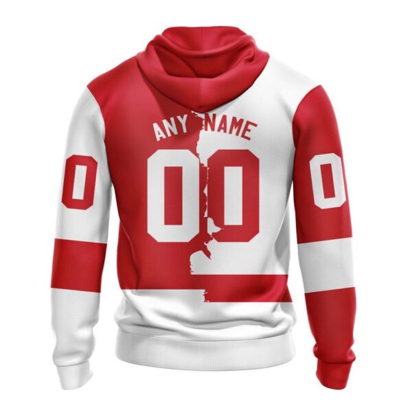 Personalized NHL Detroit Red Wings Hoodie 2024 Home Mix Away Hoodie