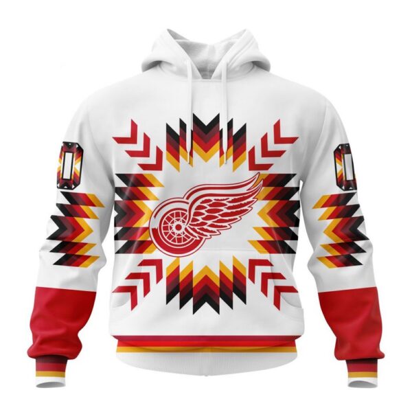 Personalized NHL Detroit Red Wings Hoodie Special Design With Native Pattern Hoodie