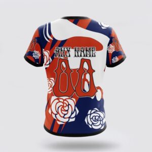 Personalized NHL Edmonton Oilers 3D T Shirt Special Grateful Dead Gathering Flowers Design T Shirt 2