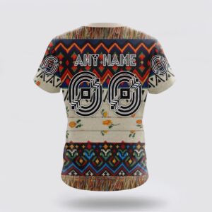 Personalized NHL Edmonton Oilers 3D T Shirt Special Native Costume Design T Shirt 2