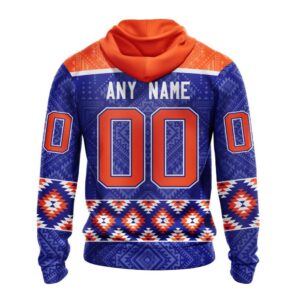 Personalized NHL Edmonton Oilers All Over Print Hoodie Special Design With Native Pattern Hoodie 2
