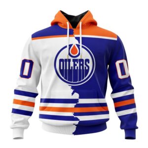 Personalized NHL Edmonton Oilers Hoodie 2024 Home Mix Away Hoodie 1