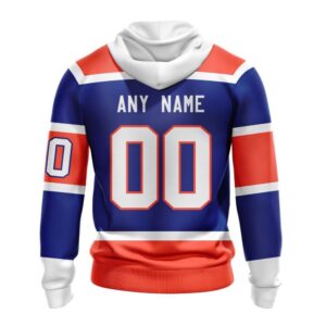 Personalized NHL Edmonton Oilers Hoodie Blue 2024 Heritage Classic Hoodie 2