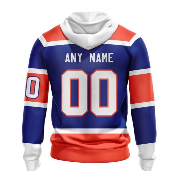 Personalized NHL Edmonton Oilers Hoodie Blue 2024 Heritage Classic Hoodie