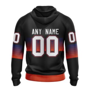 Personalized NHL Edmonton Oilers Hoodie Special Black And Gradient Design Hoodie 2