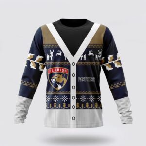 Personalized NHL Florida Panthers Crewneck Sweatshirt Specialized Unisex Sweater For Chrismas Season Sweatshirt 1