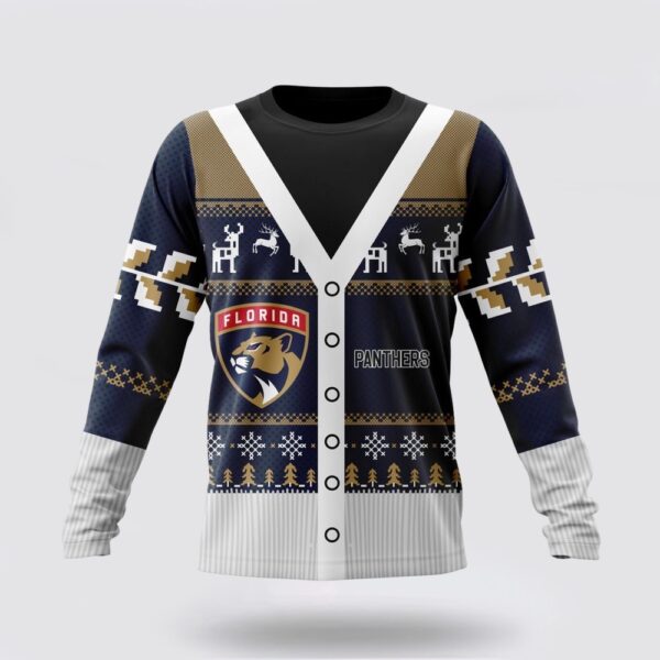 Personalized NHL Florida Panthers Crewneck Sweatshirt Specialized Unisex Sweater For Chrismas Season Sweatshirt